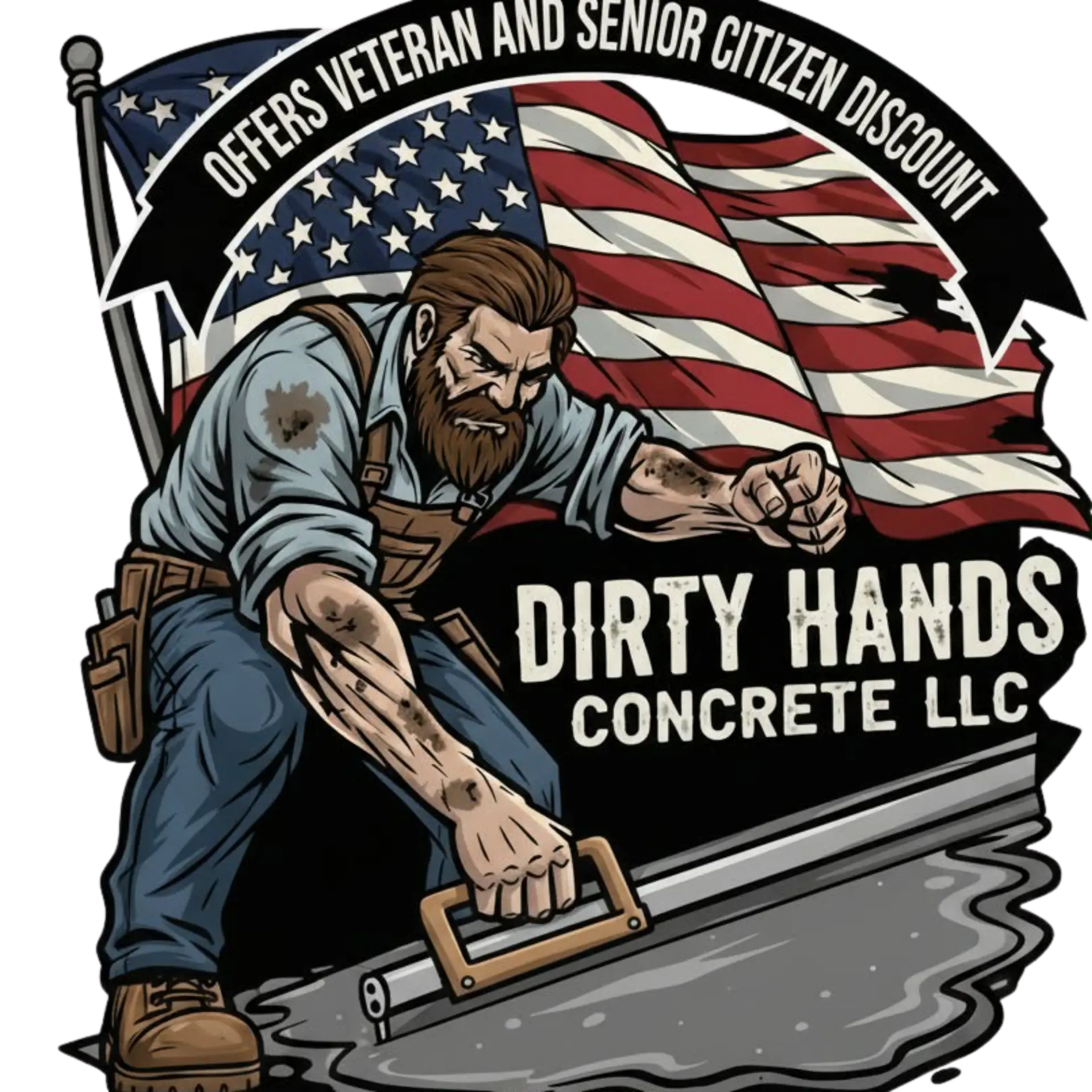 Dirty Hands Concrete LLC logo